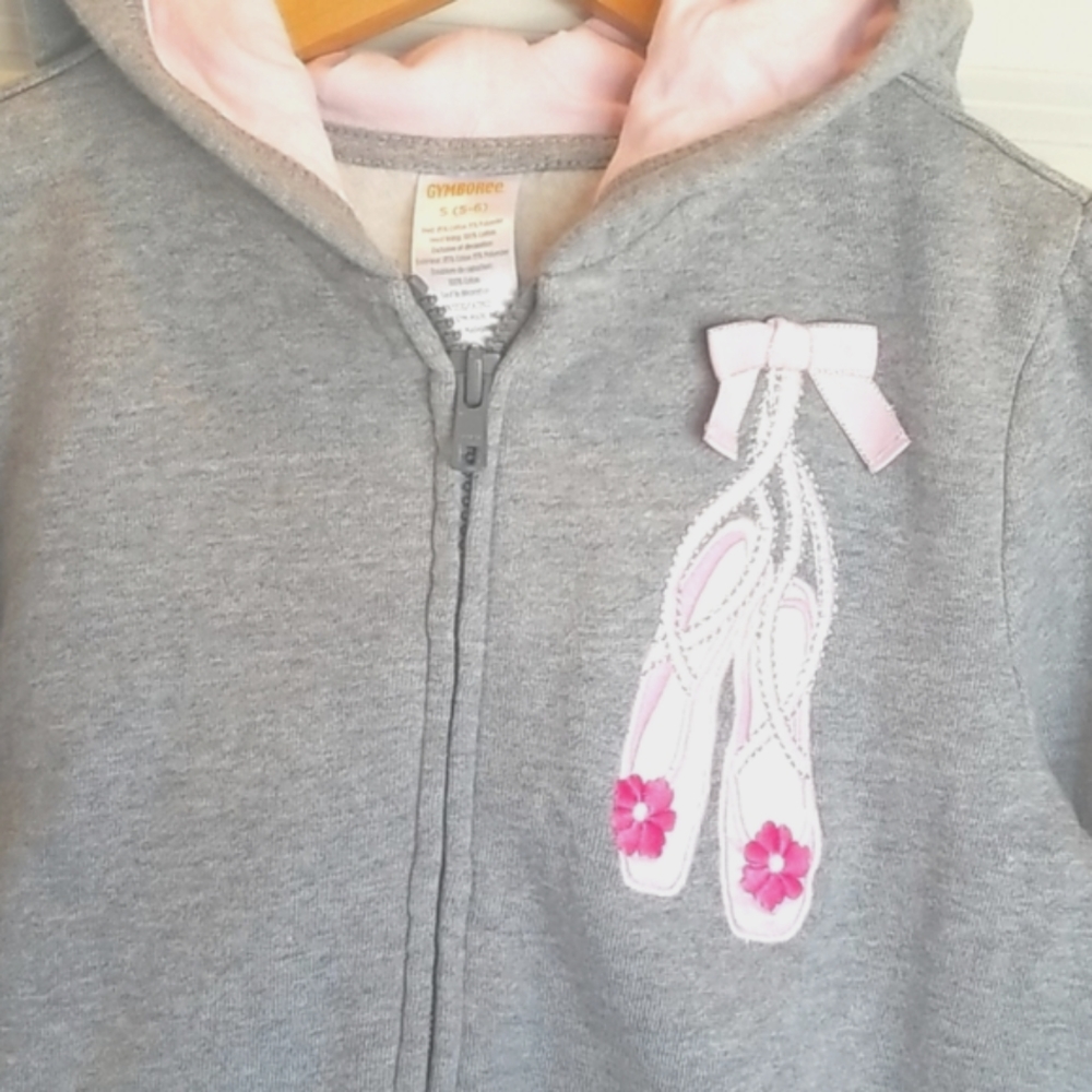 Gymboree Girls Ballerina Hoodie Rare - Picture 1 of 12